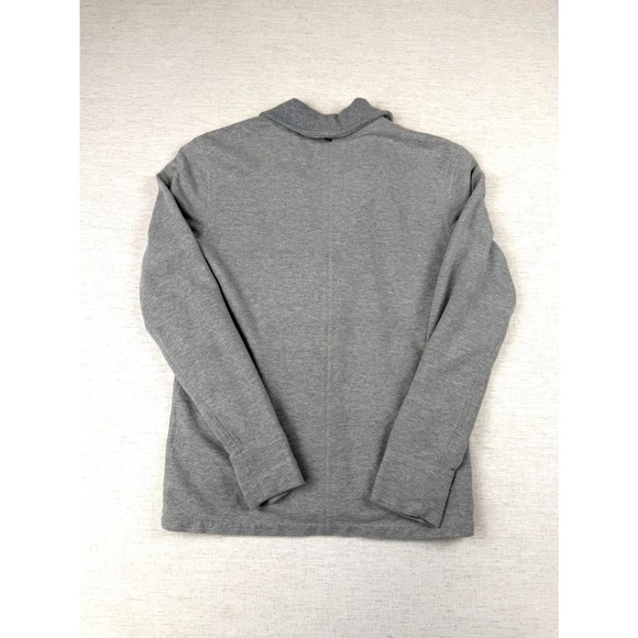 Billy Reid Mens Shawl Collar Cardigan Sweater Gray Cotton Blend Size Small - Picture 2 of 9